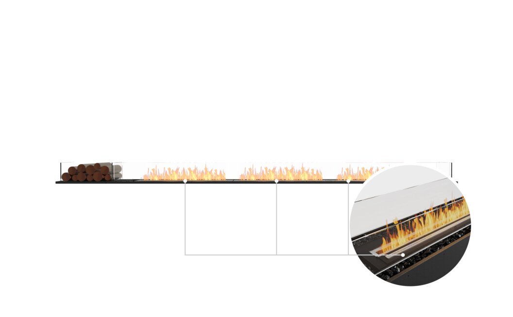 EcoSmart Fire Flex 140BN.BX1 Bench Fireplace Insert - Vookoo Lifestyle
