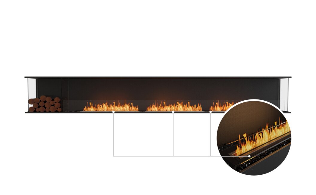 EcoSmart Fire Flex 140BY.BXL Bay Fireplace Insert - Vookoo Lifestyle