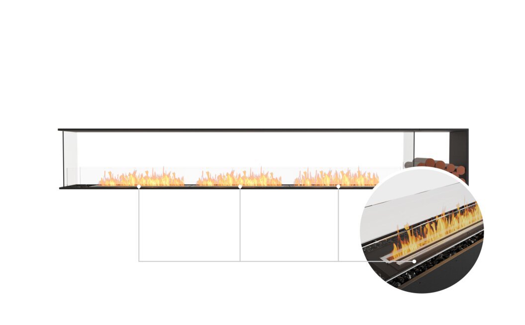 EcoSmart Fire Flex 140PN.BXR Peninsula Fireplace Insert - Vookoo Lifestyle