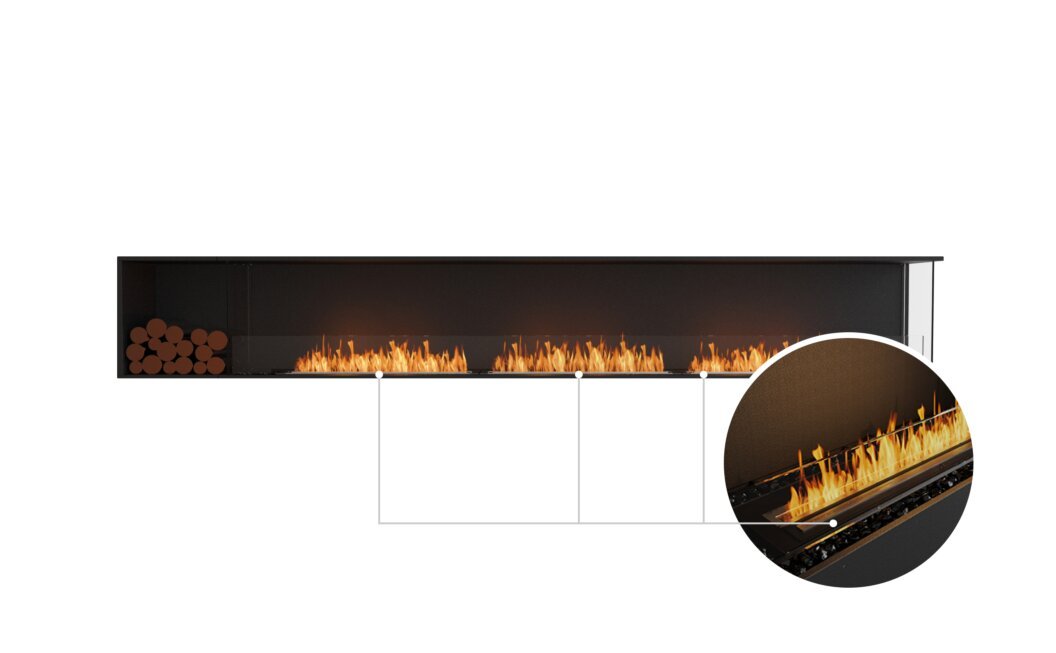 EcoSmart Fire Flex 140RC.BXL Right Corner Fireplace Insert - Vookoo Lifestyle