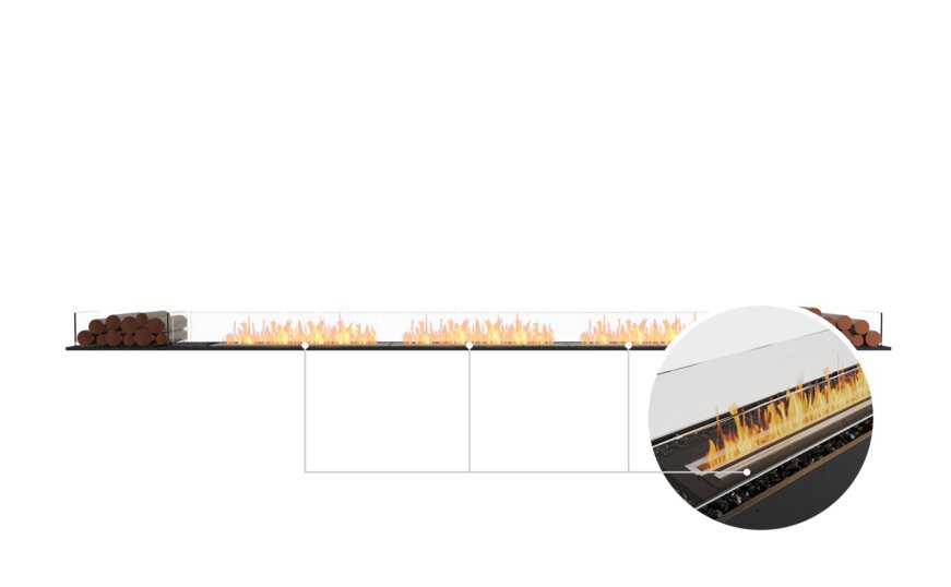 EcoSmart Fire Flex 158BN.BX2 Bench Fireplace Insert - Vookoo Lifestyle