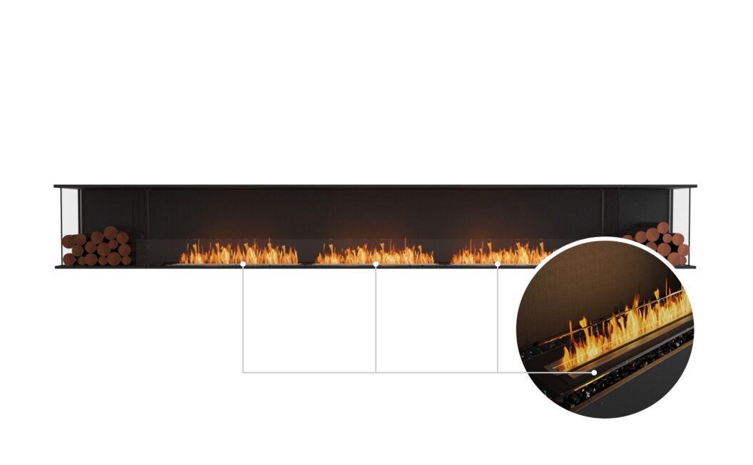 EcoSmart Fire Flex 158BY.BX2 Bay Fireplace Insert - Vookoo Lifestyle