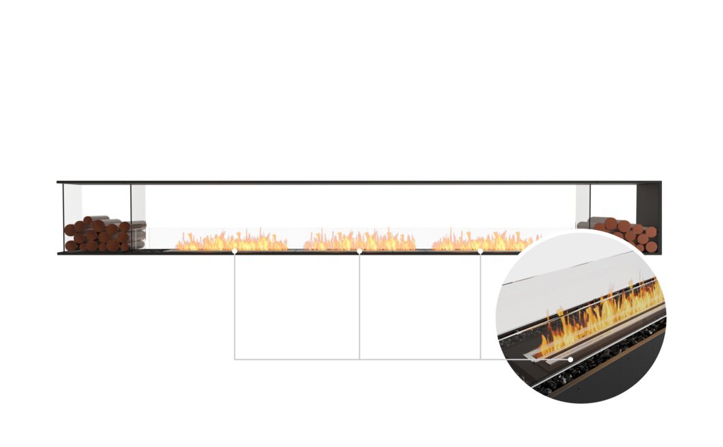 EcoSmart Fire Flex 158PN.BX2 Peninsula Fireplace Insert - Vookoo Lifestyle