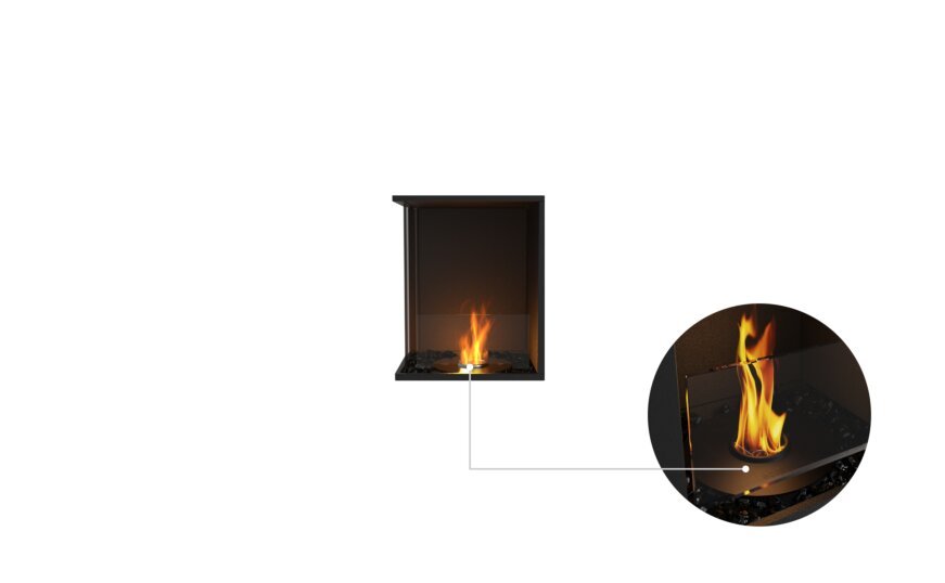 EcoSmart Fire Flex 18LC Left Corner Fireplace Insert - Vookoo Lifestyle