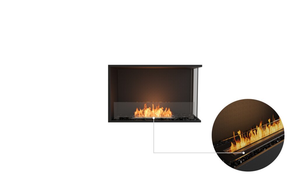 EcoSmart Fire Flex 32RC Right Corner Fireplace Insert - Vookoo Lifestyle