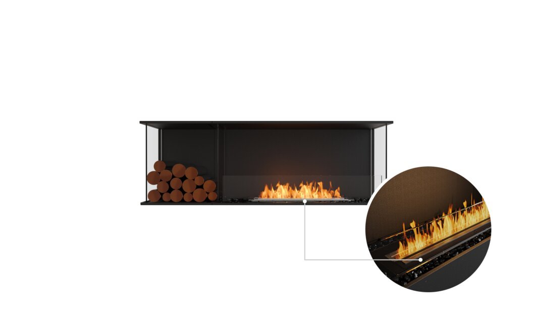 EcoSmart Fire Flex 60BY.BXL Bay Fireplace Insert - Vookoo Lifestyle