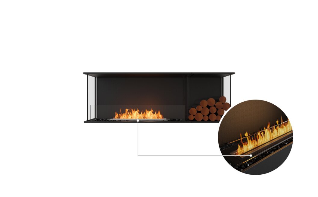 EcoSmart Fire Flex 60BY.BXR Bay Fireplace Insert - Vookoo Lifestyle
