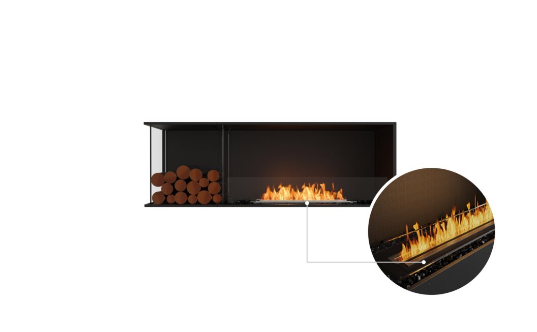 EcoSmart Fire Flex 60LC.BXL Left Corner Fireplace Insert - Vookoo Lifestyle