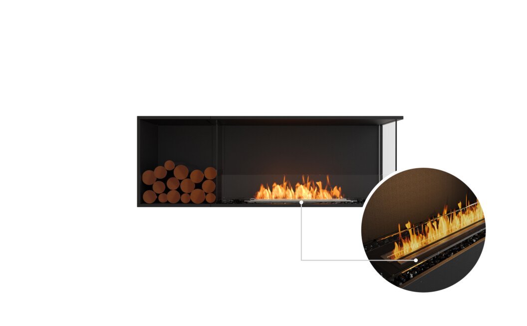 EcoSmart Fire Flex 60RC.BXL Right Corner Fireplace Insert - Vookoo Lifestyle