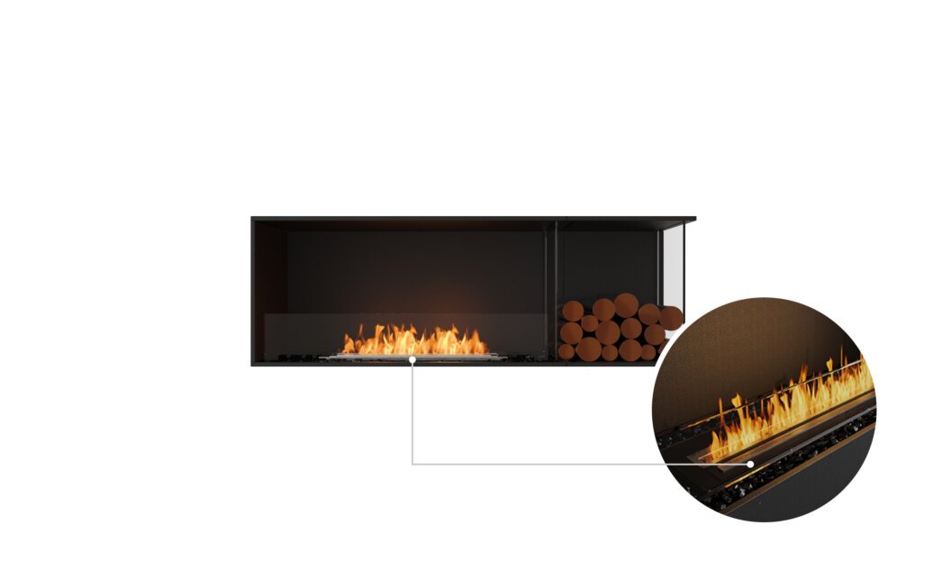 EcoSmart Fire Flex 60RC.BXR Right Corner Fireplace Insert - Vookoo Lifestyle