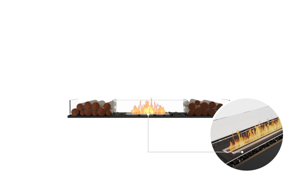 EcoSmart Fire Flex 68BN.BX2 Bench Fireplace Insert - Vookoo Lifestyle