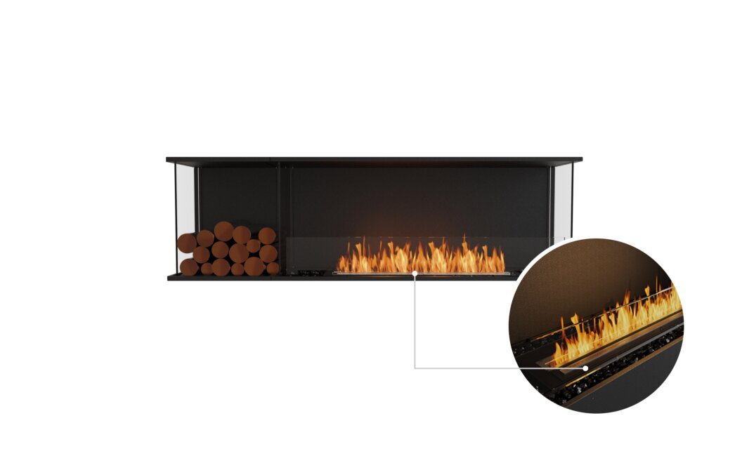 EcoSmart Fire Flex 68BY.BXL Bay Fireplace Insert - Vookoo Lifestyle
