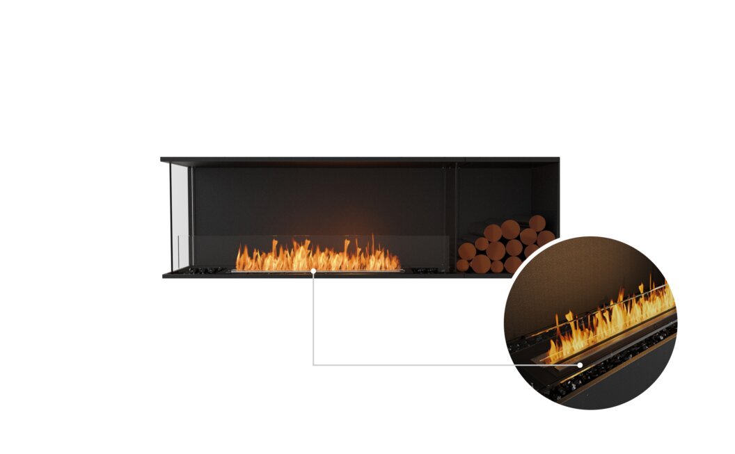 EcoSmart Fire Flex 68LC.BXR Left Corner Fireplace Insert - Vookoo Lifestyle