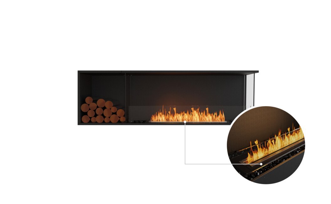 EcoSmart Fire Flex 68RC.BXL Right Corner Fireplace Insert - Vookoo Lifestyle