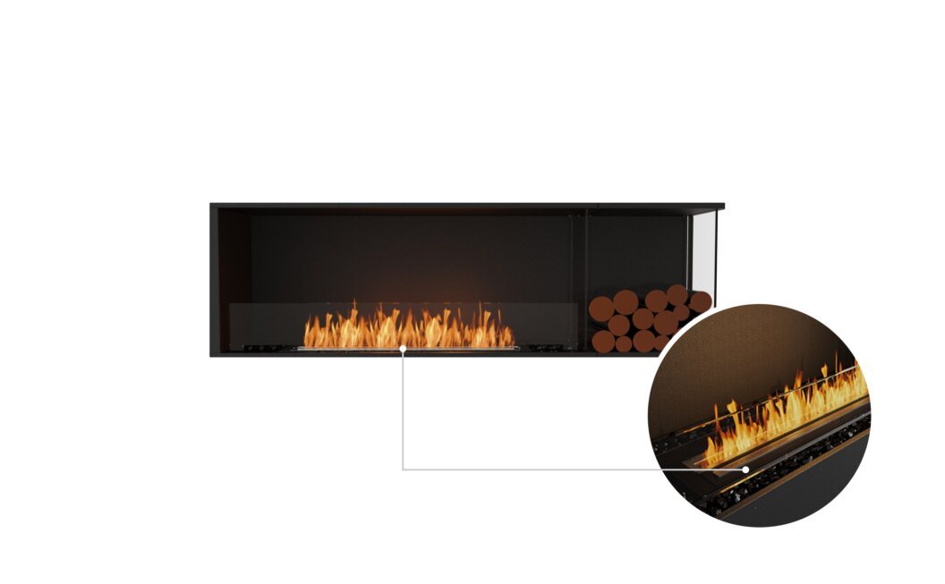 EcoSmart Fire Flex 68RC.BXR Right Corner Fireplace Insert - Vookoo Lifestyle