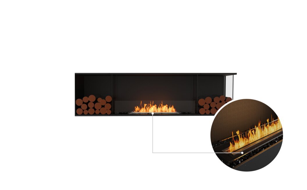EcoSmart Fire Flex 78RC.BX2 Right Corner Fireplace Insert - Vookoo Lifestyle