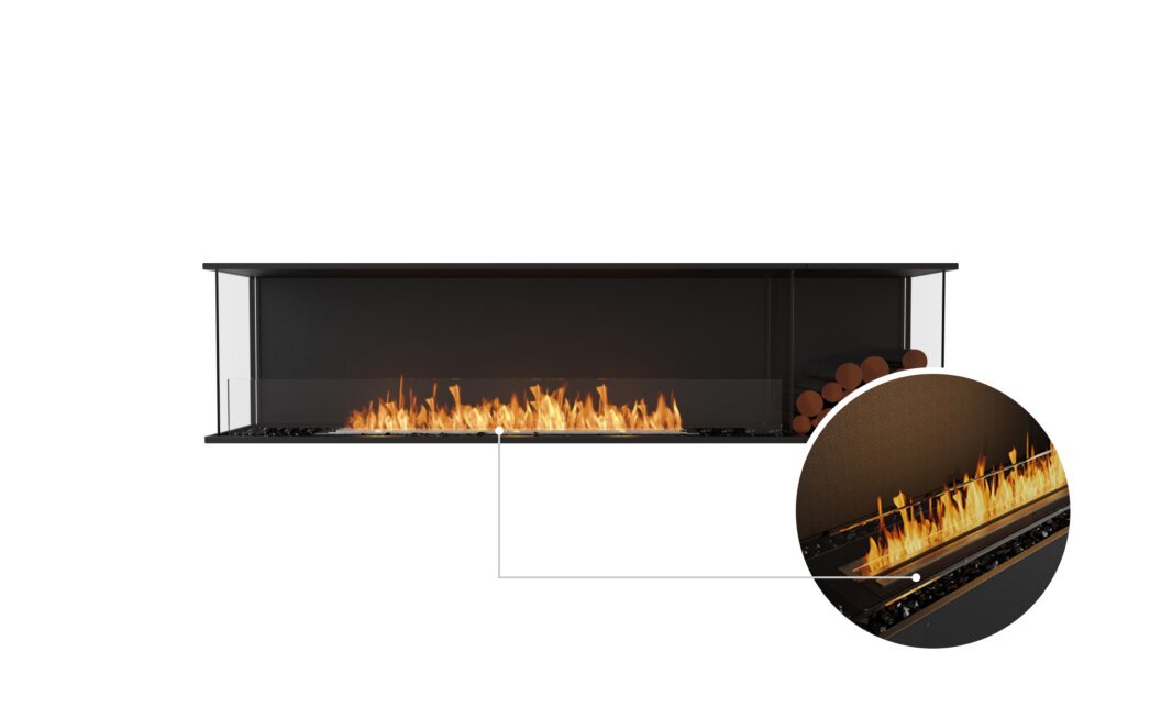 EcoSmart Fire Flex 86BY.BXR Bay Fireplace Insert - Vookoo Lifestyle