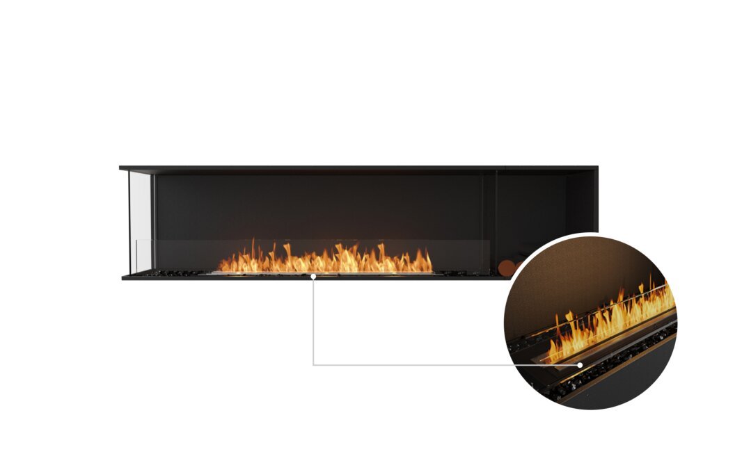 EcoSmart Fire Flex 86LC.BXR Left Corner Fireplace Insert - Vookoo Lifestyle