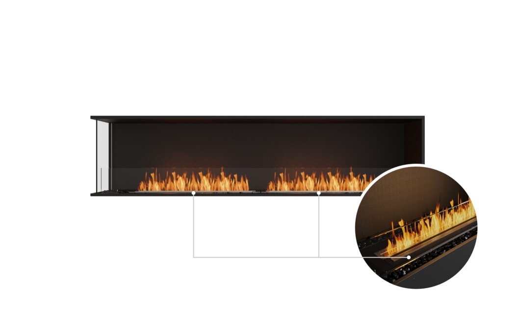 EcoSmart Fire Flex 86LC Left Corner Fireplace Insert - Vookoo Lifestyle