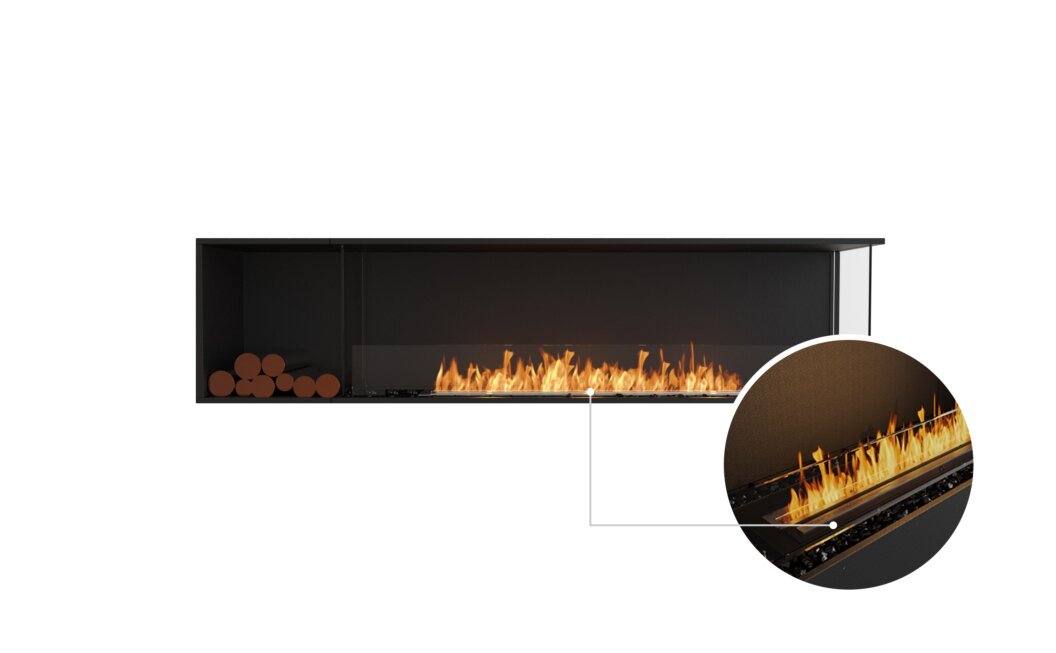 EcoSmart Fire Flex 86RC.BXL Right Corner Fireplace Insert - Vookoo Lifestyle