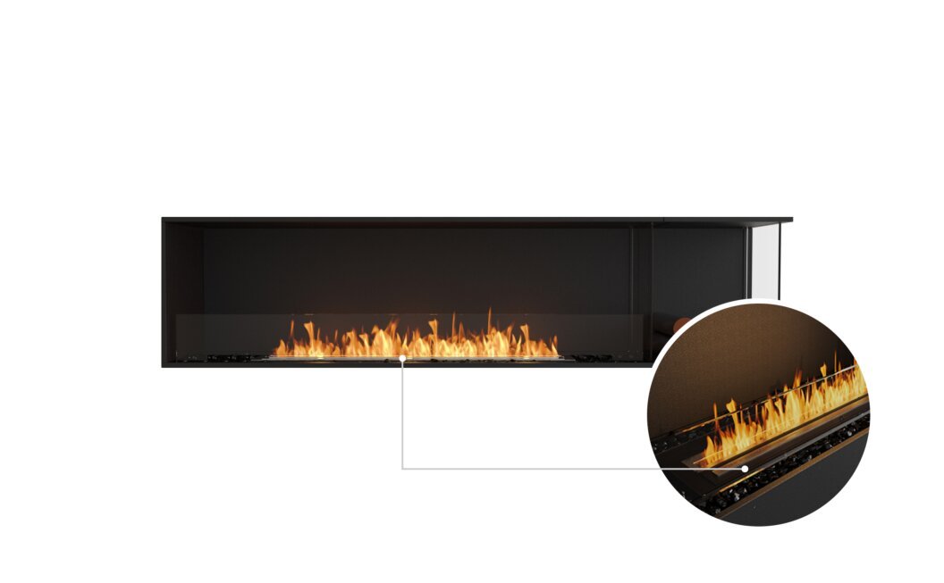 EcoSmart Fire Flex 86RC.BXR Right Corner Fireplace Insert - Vookoo Lifestyle