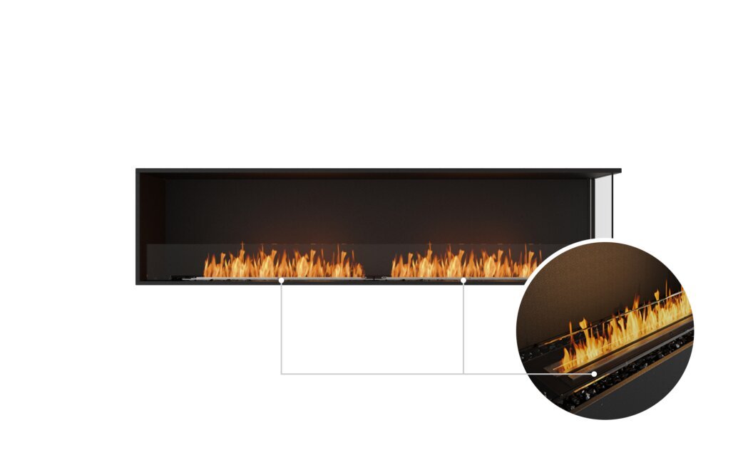 EcoSmart Fire Flex 86RC Right Corner Fireplace Insert - Vookoo Lifestyle