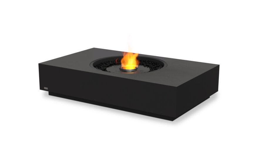 EcoSmart Fire Martini 50 Bioethanol Fire Pit Table in Graphite