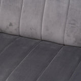 Emperor Grey Velvet 2 Seater Sofa - Vookoo Lifestyle