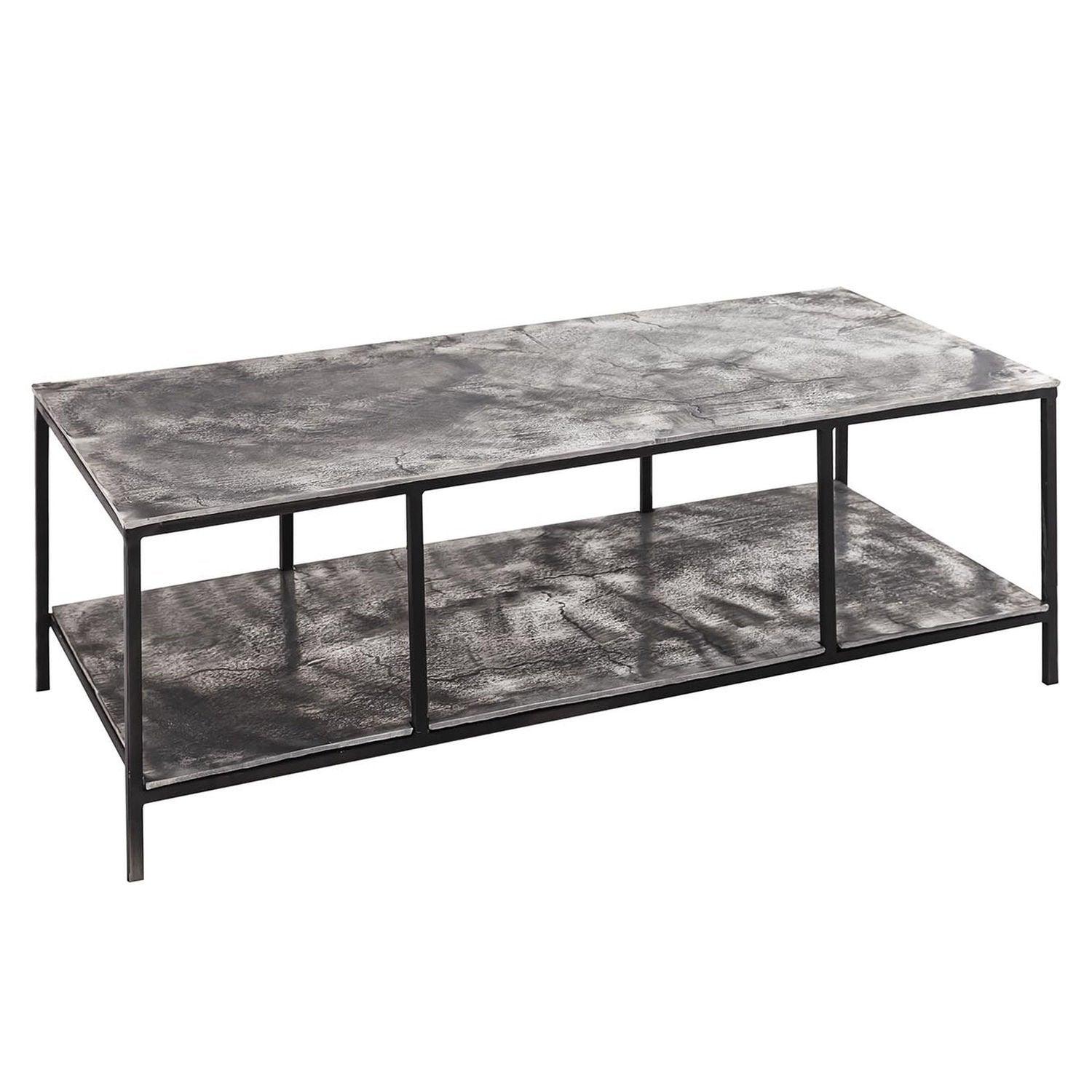 Farrah Collection Silver Coffee Table - Vookoo Lifestyle