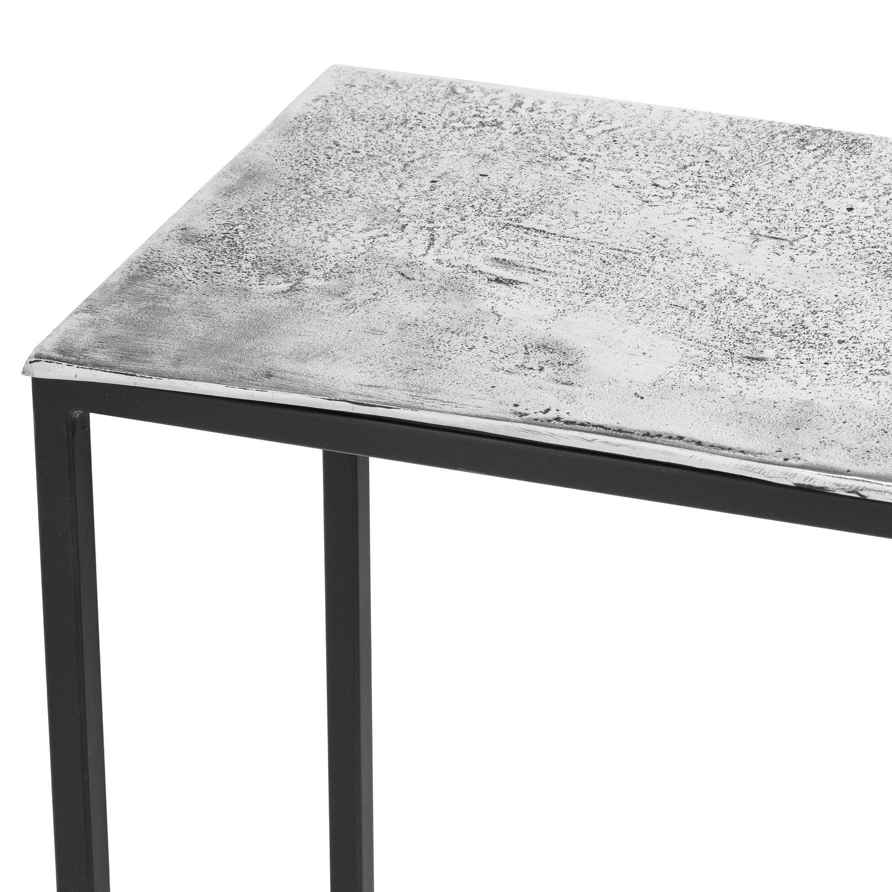Farrah Collection Silver Console Table - Vookoo Lifestyle