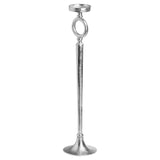 Farrah Collection Silver Large Decor Candle Stand - Vookoo Lifestyle