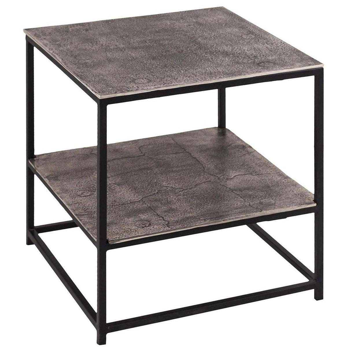 Farrah Collection Silver Side Table - Vookoo Lifestyle