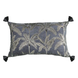 Farrell Tassel Metallic Cushion Grey - Vookoo Lifestyle