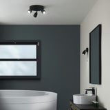 Fjord Bathroom 1 Ceiling Light Black - Vookoo Lifestyle