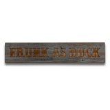 Frunk Grey Wash Wooden Message Plaque - Vookoo Lifestyle