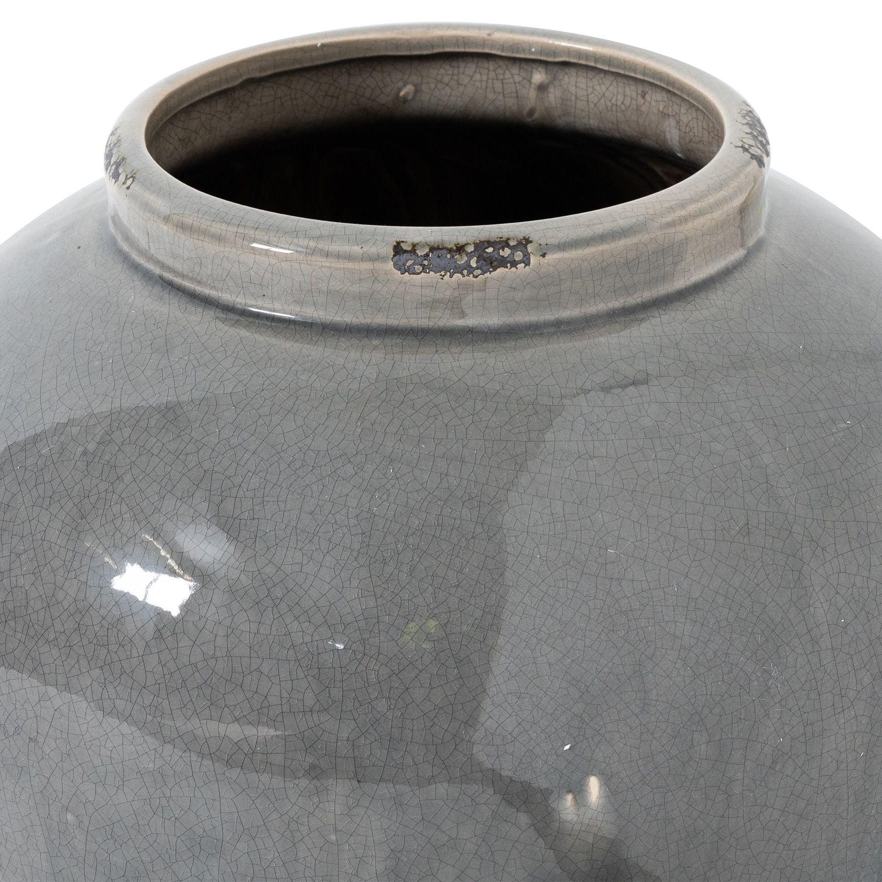 Garda Grey Glazed Juniper Vase - Vookoo Lifestyle