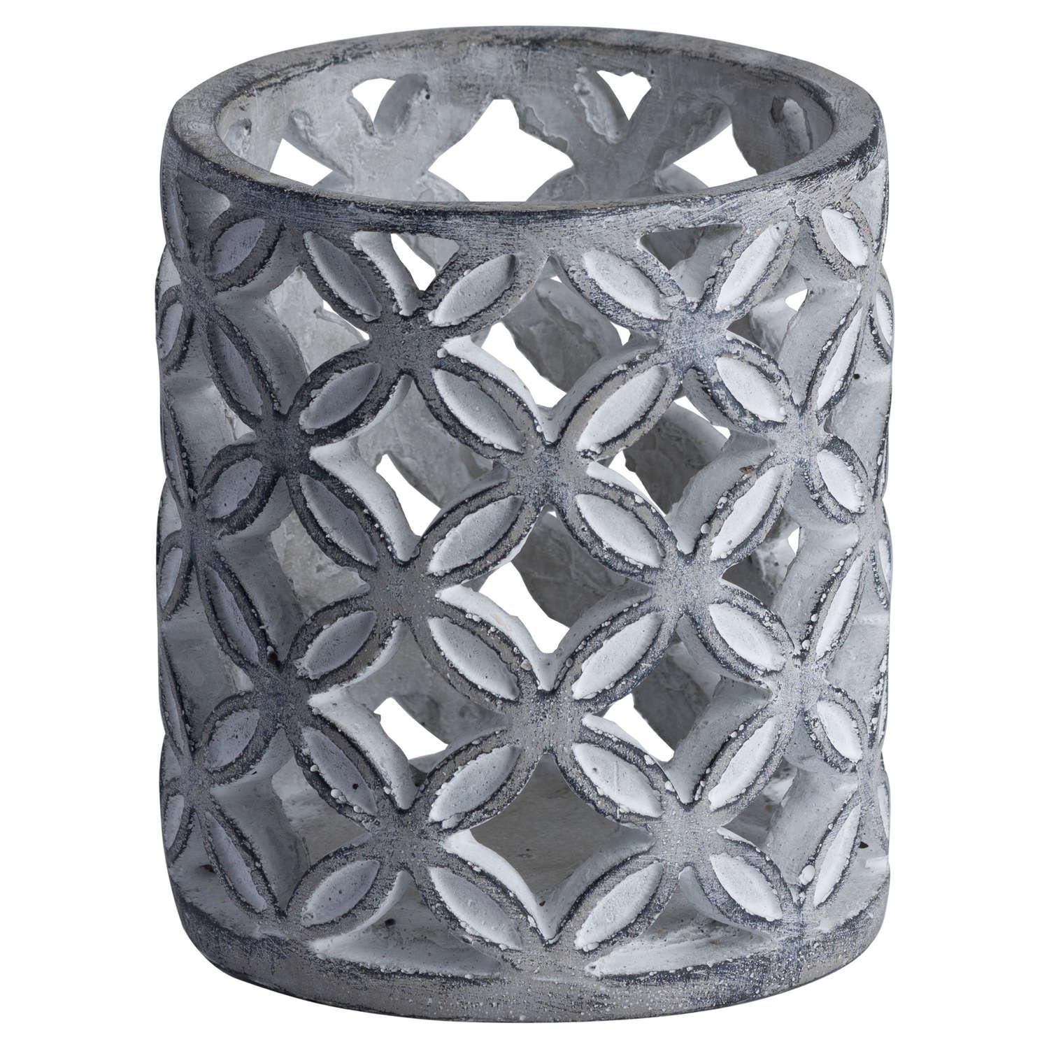 Geometric Stone Candle Sconce - Vookoo Lifestyle