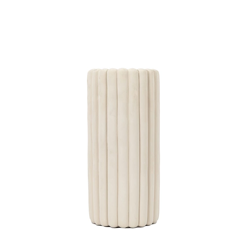 Gianna Vase Small Taupe - Vookoo Lifestyle
