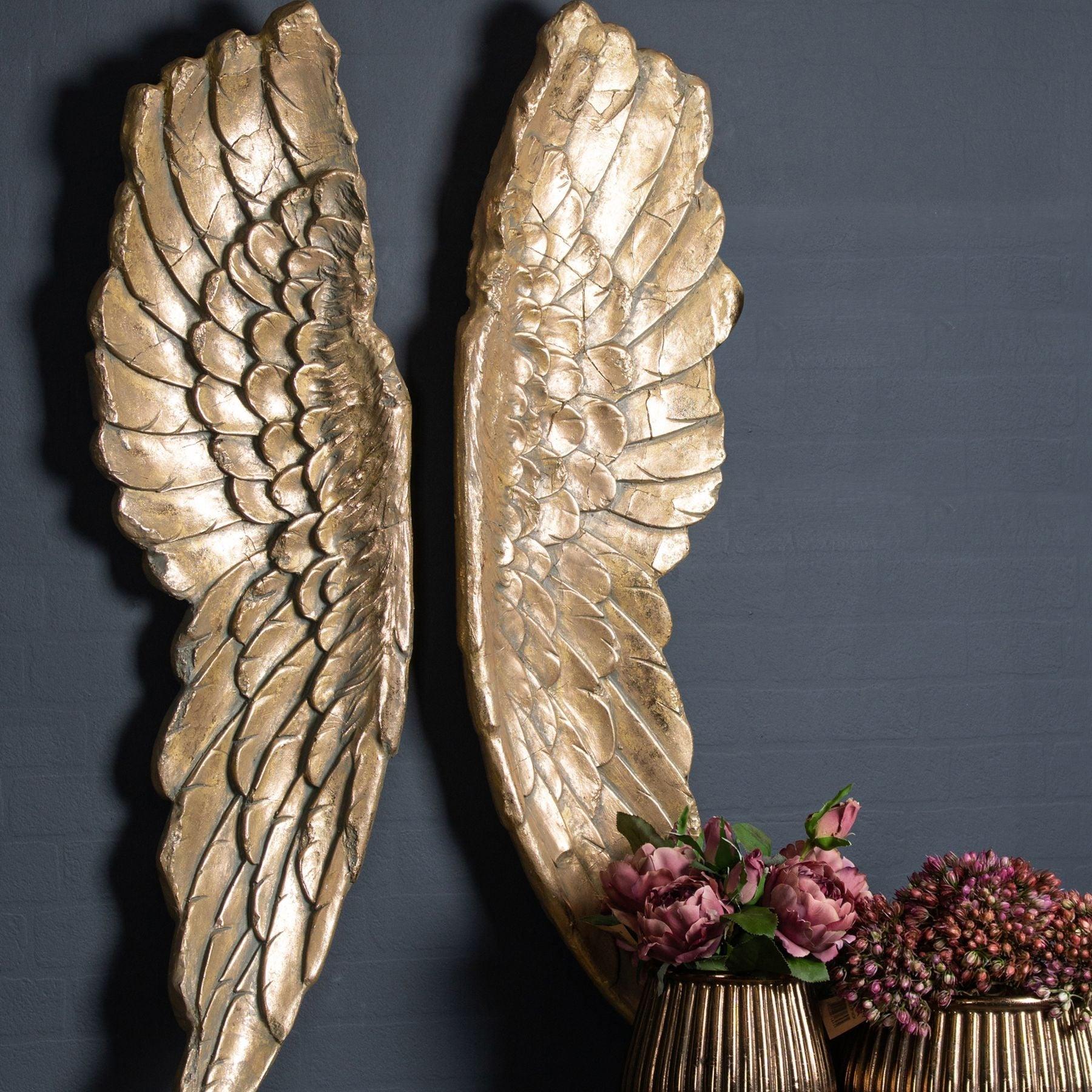 Gold Large Angel Wings - Vookoo Lifestyle