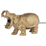 Hetty The Hippo Gold Table Lamp - Vookoo Lifestyle