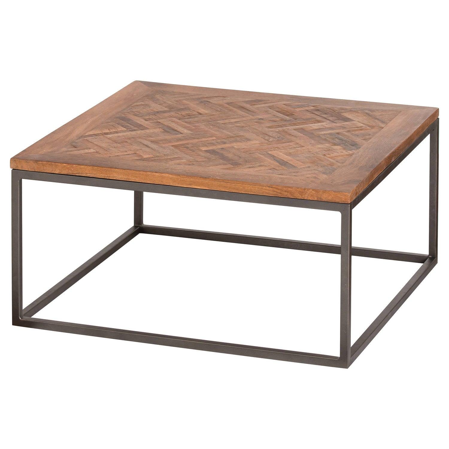Hoxton Collection Coffee Table With Parquet Top - Vookoo Lifestyle