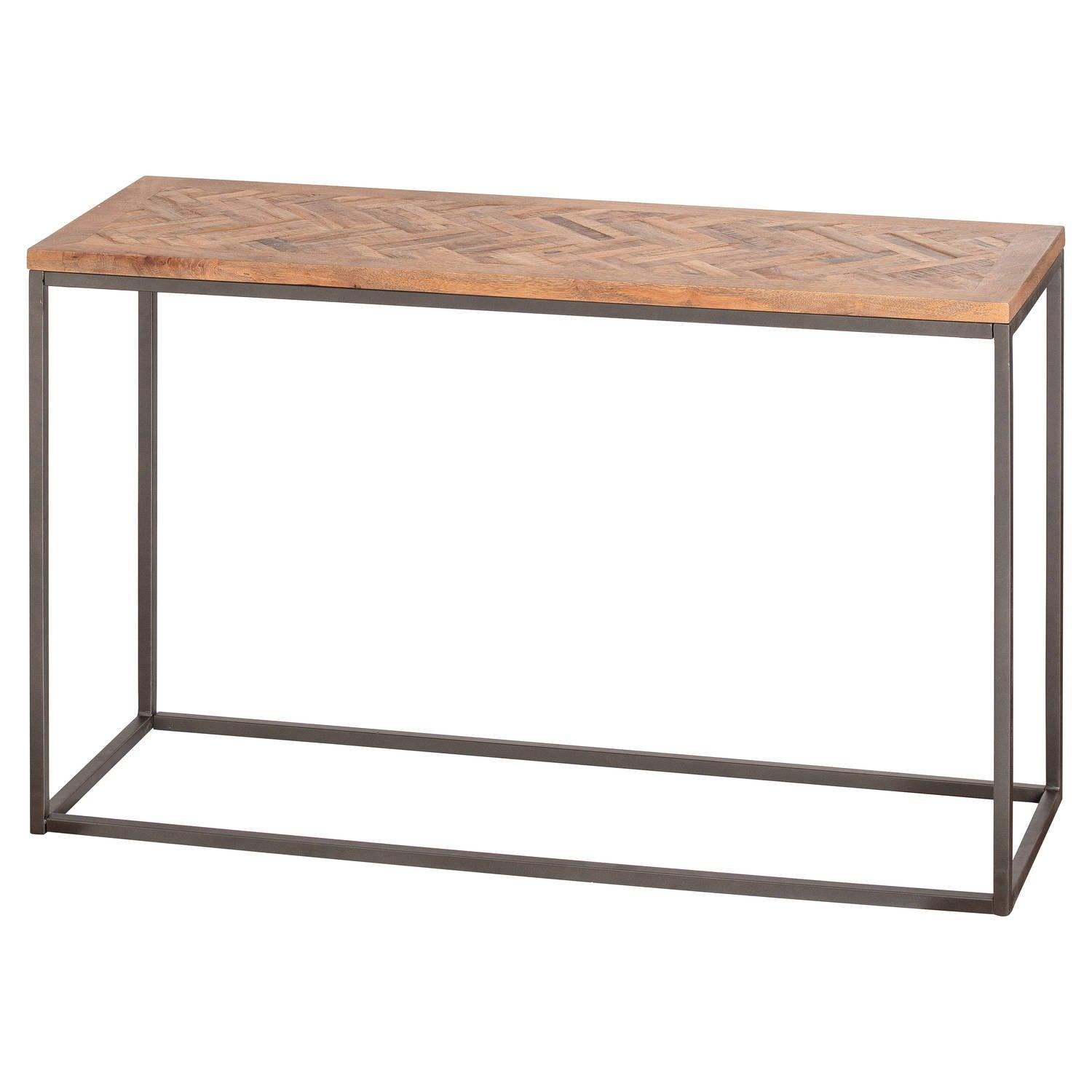 Hoxton Collection Console Table With Parquet Top - Vookoo Lifestyle