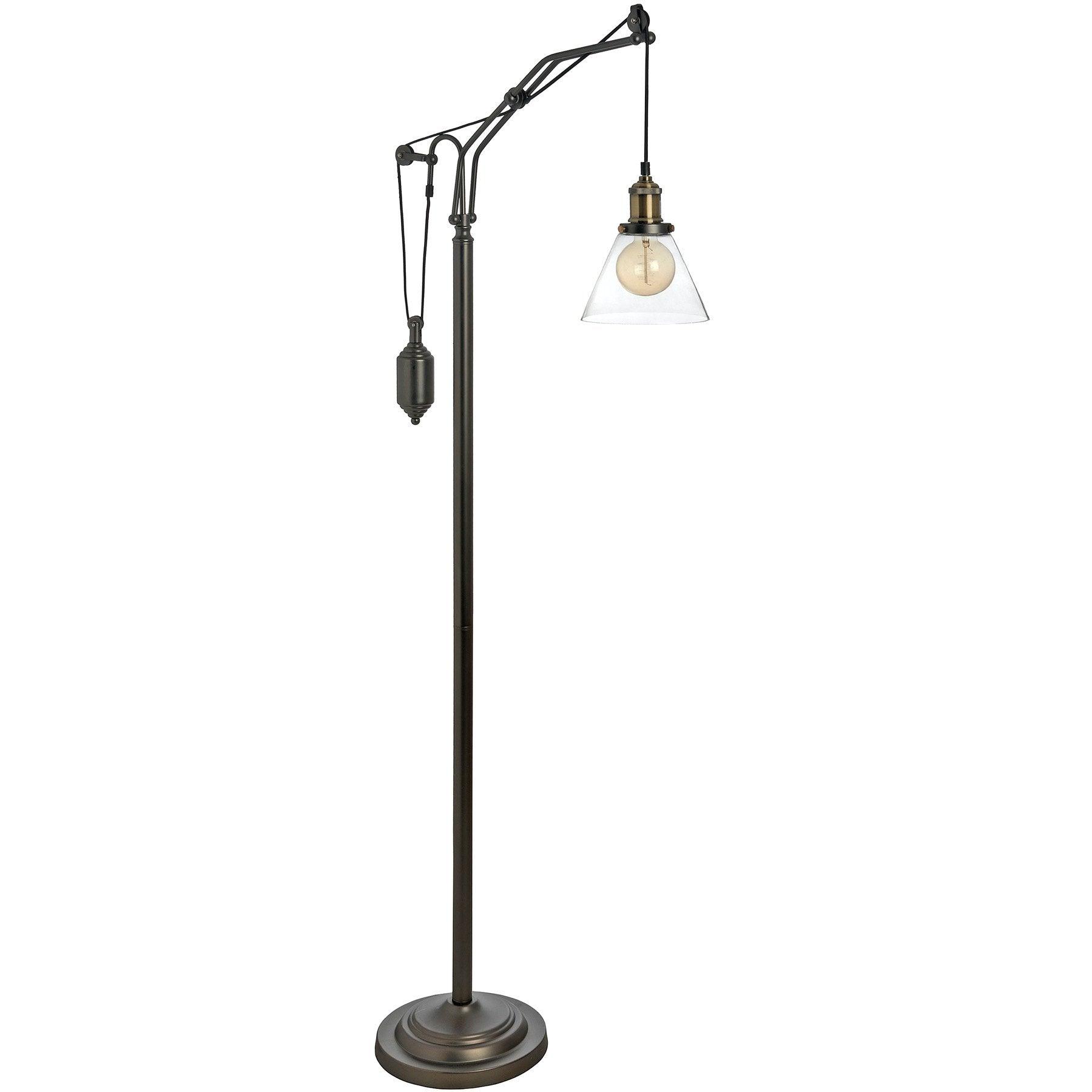 Hudson Adjustable Industrial Floor Lamp - Vookoo Lifestyle