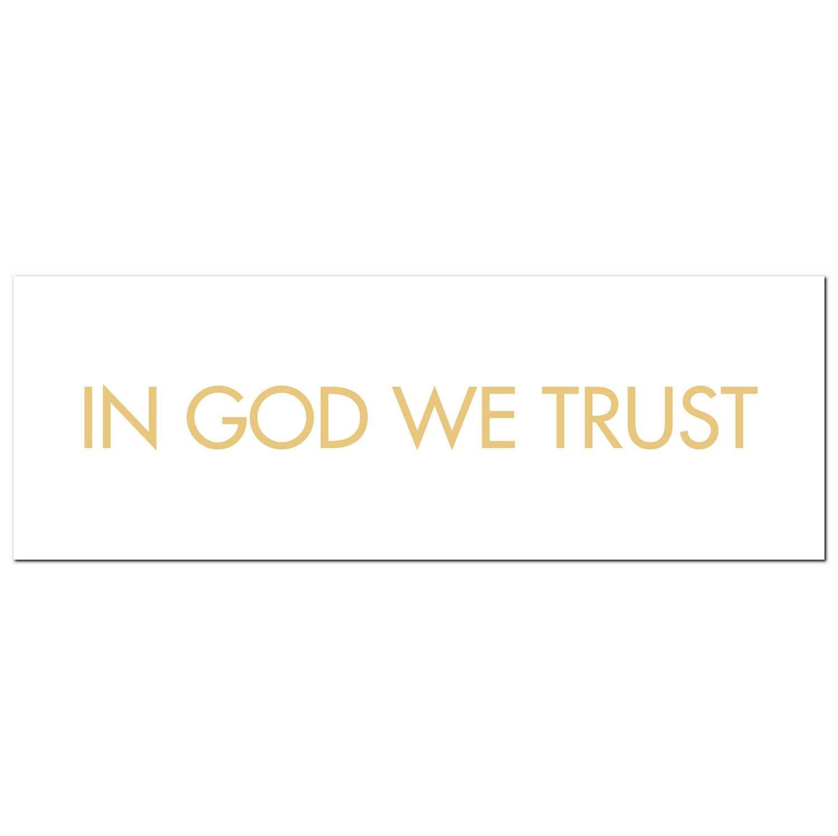In God We Trust Gold Foil Plaque - Vookoo Lifestyle