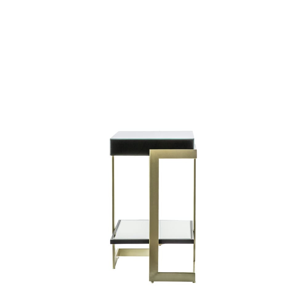 Joss Black Glass Console Table - Vookoo Lifestyle