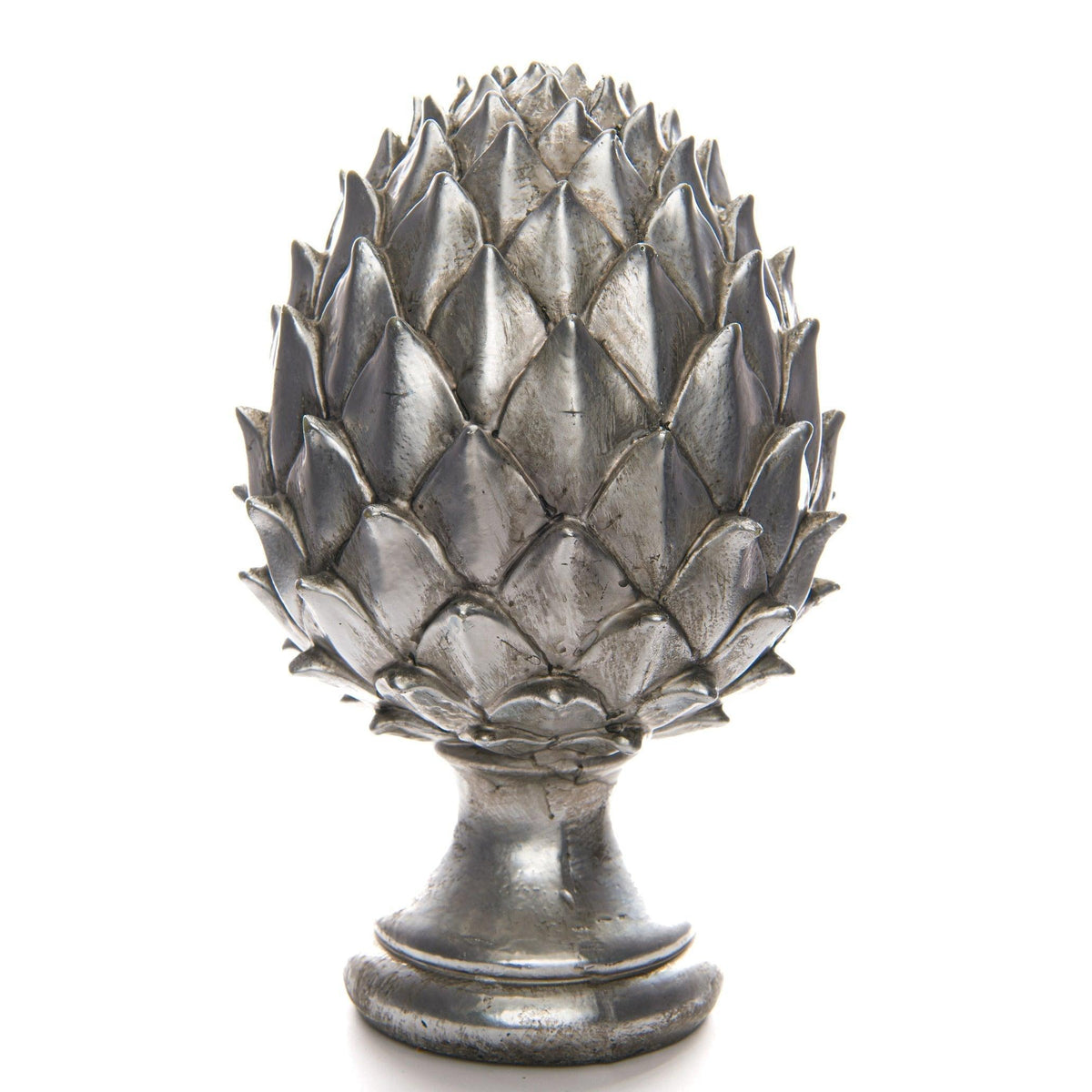 Large Silver Pinecone Finial - Vookoo Lifestyle