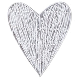 Large White Willow Branch Heart - Vookoo Lifestyle