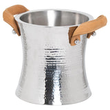 Leather Handled Ice Bucket - Vookoo Lifestyle