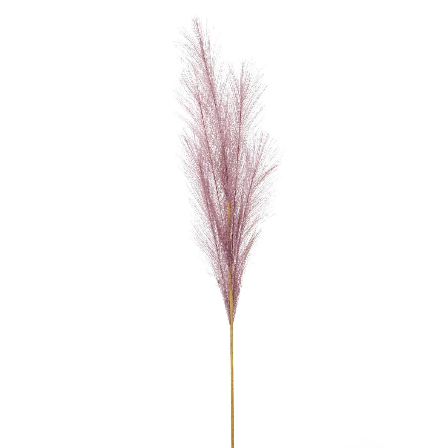 Lilac Faux Pampas Grass Stem - Vookoo Lifestyle