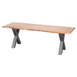 Live Edge Large Dining Table - Vookoo Lifestyle